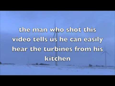 Residents inside this industrial wind farm in Fond du Lac County, Wisconsin were told that noise from the turbines wouldn't be a problem with a setback of 1000 feet. The Meyer family who live near the town of Byron, in Fond du Lac County Wisconsin tell us differently.