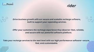 Recharge software provider screenshot 3