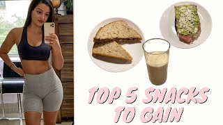 5 BEST Snacks for Weight Gain and Booty Growth!