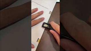 Portable Binder Clip Stapler - Includes 50 reusable clips