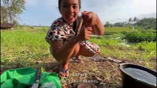 Enjoy the afternoon atmosphere while looking for eels in the rice fields, cooking in nature, eati...