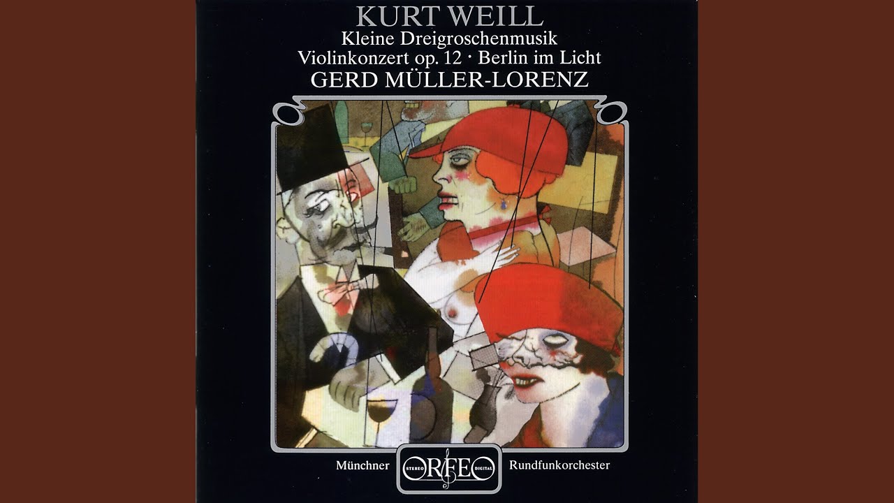 Kleine Dreigroschenmusik: IV. The Ballad of Pleasant Living: Foxtrot