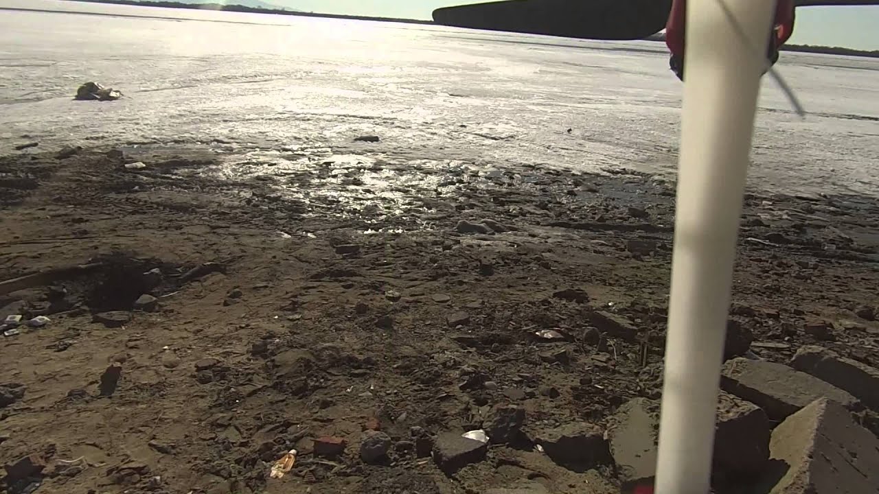 Тест подвеса X-Pro Heli На берегу Амура.