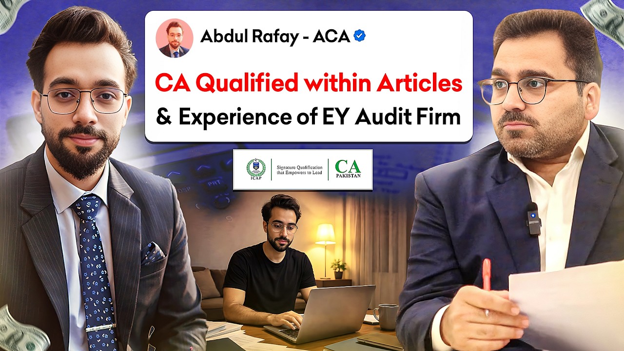 My CA Journey | Qualified Within Articleship | ft. Abdul Rafay – ACA ...