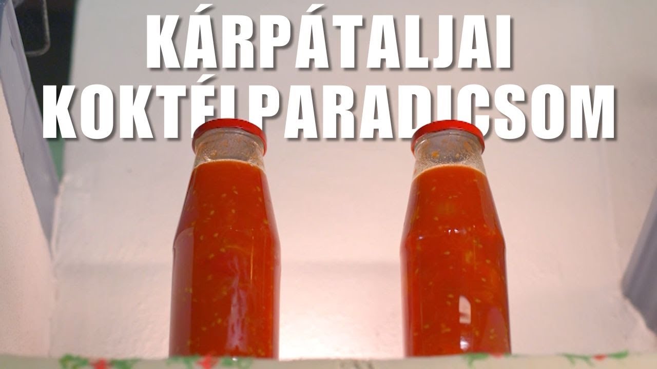 Kárpátaljai koktélparadicsom Borbás Marcsi konyhájából