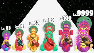 Machine Gun Rush - Level Up Machine Gun Max Level Gameplay screenshot 3