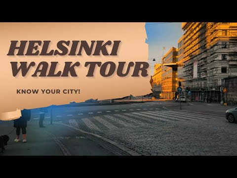 Helsinki Finland Walking Tour 4K | Walk Through Top Attractions in the City Center