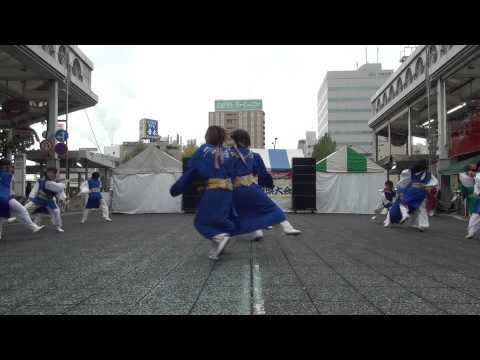 Yosakoiぶち楽市民祭2014　阿武よさこい連