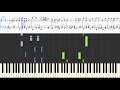 Portugal. The Man - Tidal Wave (Piano with sheet music & MIDI)