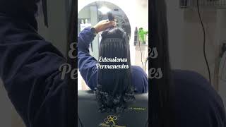 Increíble cambio ✨extensiones permanentes #cuencaecuador #cambiospermanetes #extensionesdecabello