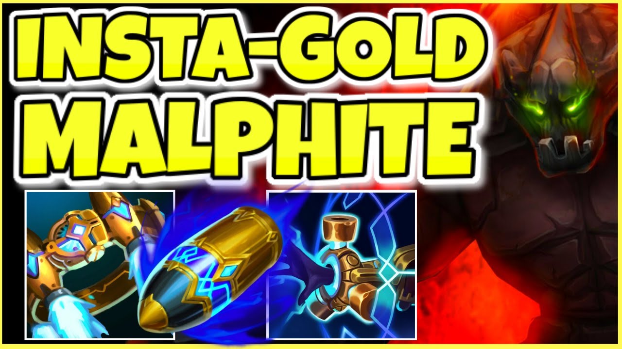 THIS AP MALPHITE BUILD GIVES YOU 1000'S OF GOLD JUST FOR PRESSING R! (FIRST STIRKE MALPHITE)