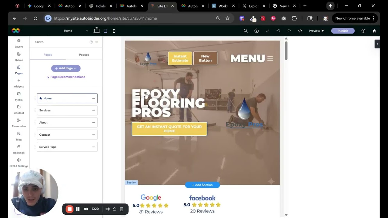 How to Make Autobidder a Pop-up