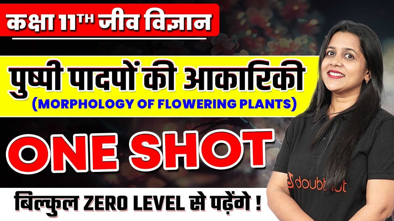 पुष्पी पादपों की आकारिकी One Shot | 11th Biology NCERT Chapter 5 | Morphology of Flowering Plants