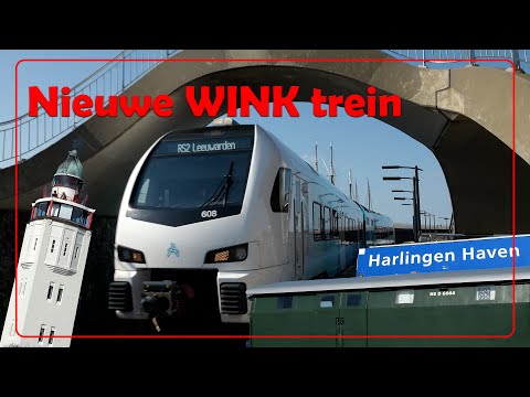 Harlingen Haven - met de nieuwe trein, de WINK