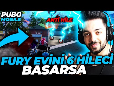 FURY EVİNİ 6 HİLECİ BASARSA !! PUBG Mobile