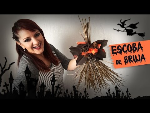 Escoba de Bruja Halloween DIY :: Chuladas Creativas