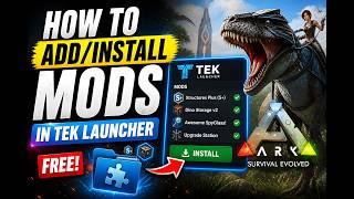 “How to Add Mods in Tek Launcher (ARK Survival Evolved Beginner Guide)