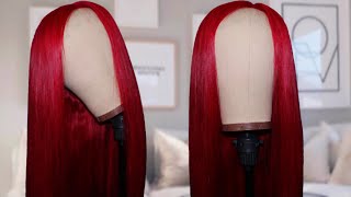 HOW TO: FIRE RED WIG | START TO FINISH | QUEEN HAIR PRODUCTS