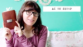 A6 Traveler's Notebook Setup ☆ Foxy Fix Rowena