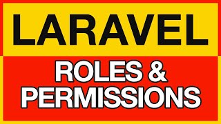 𝐋𝐀𝐑𝐀𝐕𝐄𝐋 ROLES and PERMISSIONS + ADMIN AREA - EASY LARAVEL TUTORIAL - Part 1