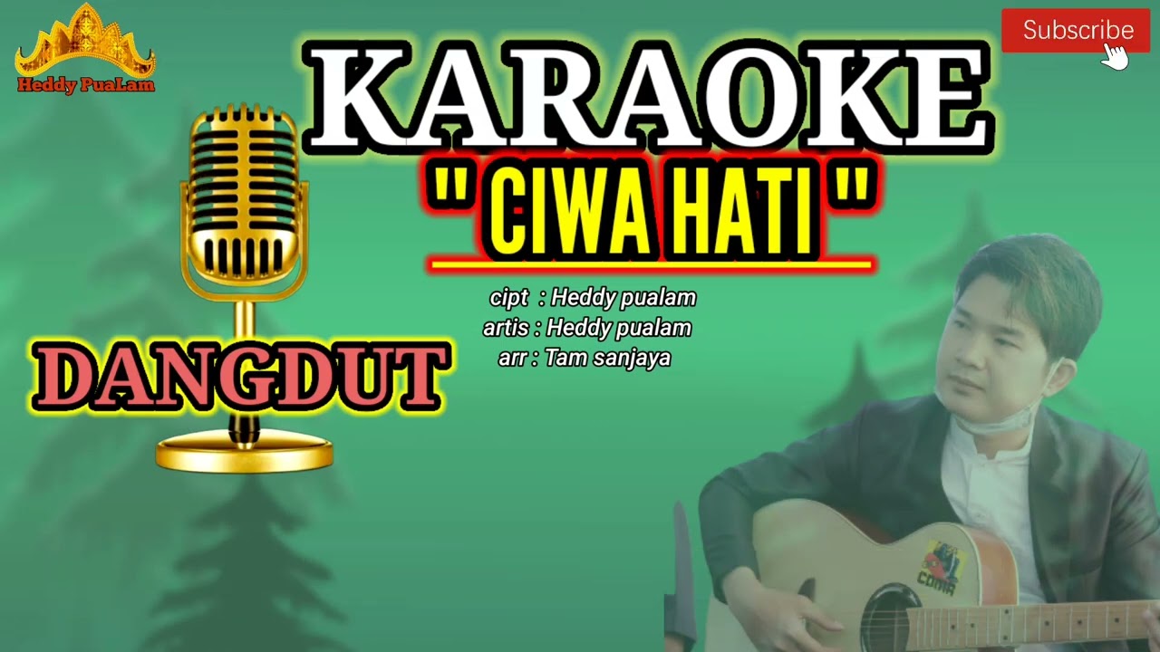 KARAOKE // CIWA HATI // cipt/artis : Heddy pualam // arr : Tam sanjaya