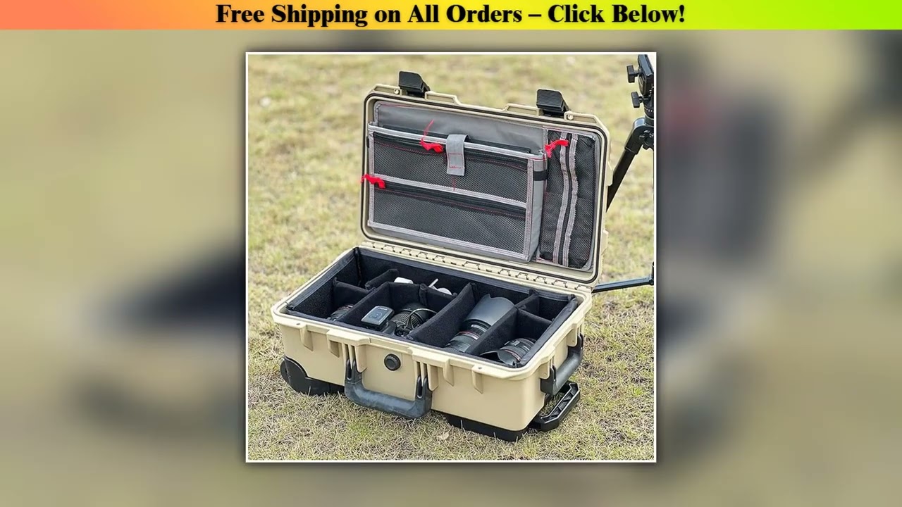 SMRITI Pull Rod Tool Box Safety Instrument Protection Box Multifunctional Waterproof Photography