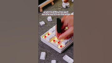 After changing the tool, the shaft can be pulled out quickly.✅#keyboard