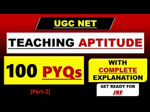 100 MCQs of Teaching Aptitude| PYQs of Teaching Aptitude ugc net| Part 2