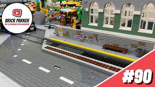 LEGO STADT UPDATE - Folge 90 -  Gleisarbeiten Straßenbahn und neue Straßenführung am Rathaus