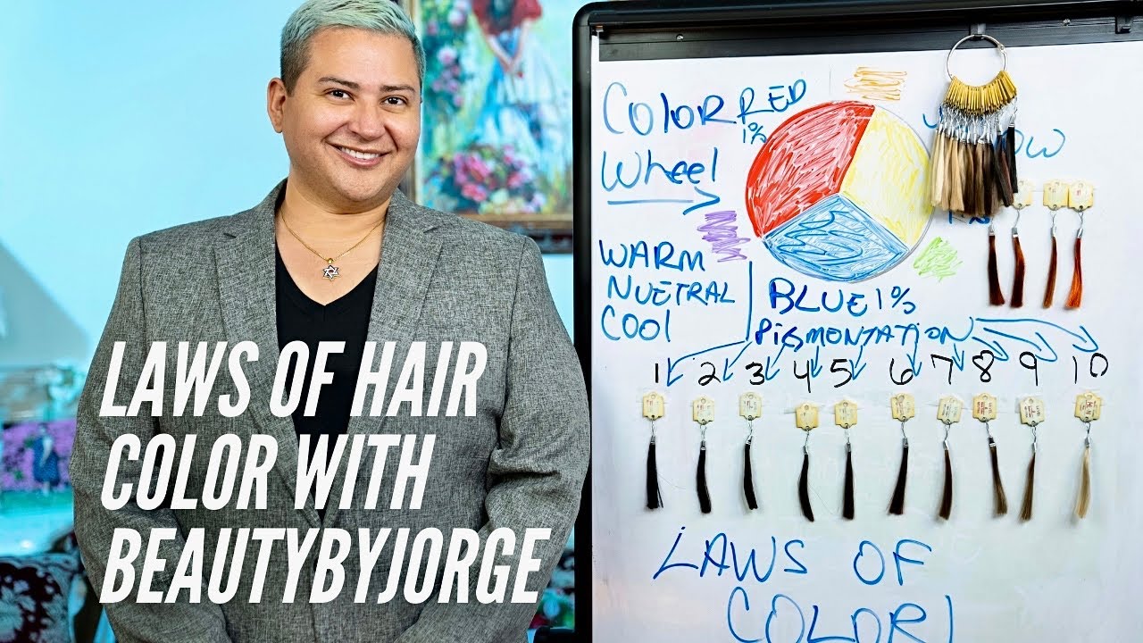 LAWS OF HAIR COLOR WITH BEAUTYBYJORGE YouTube