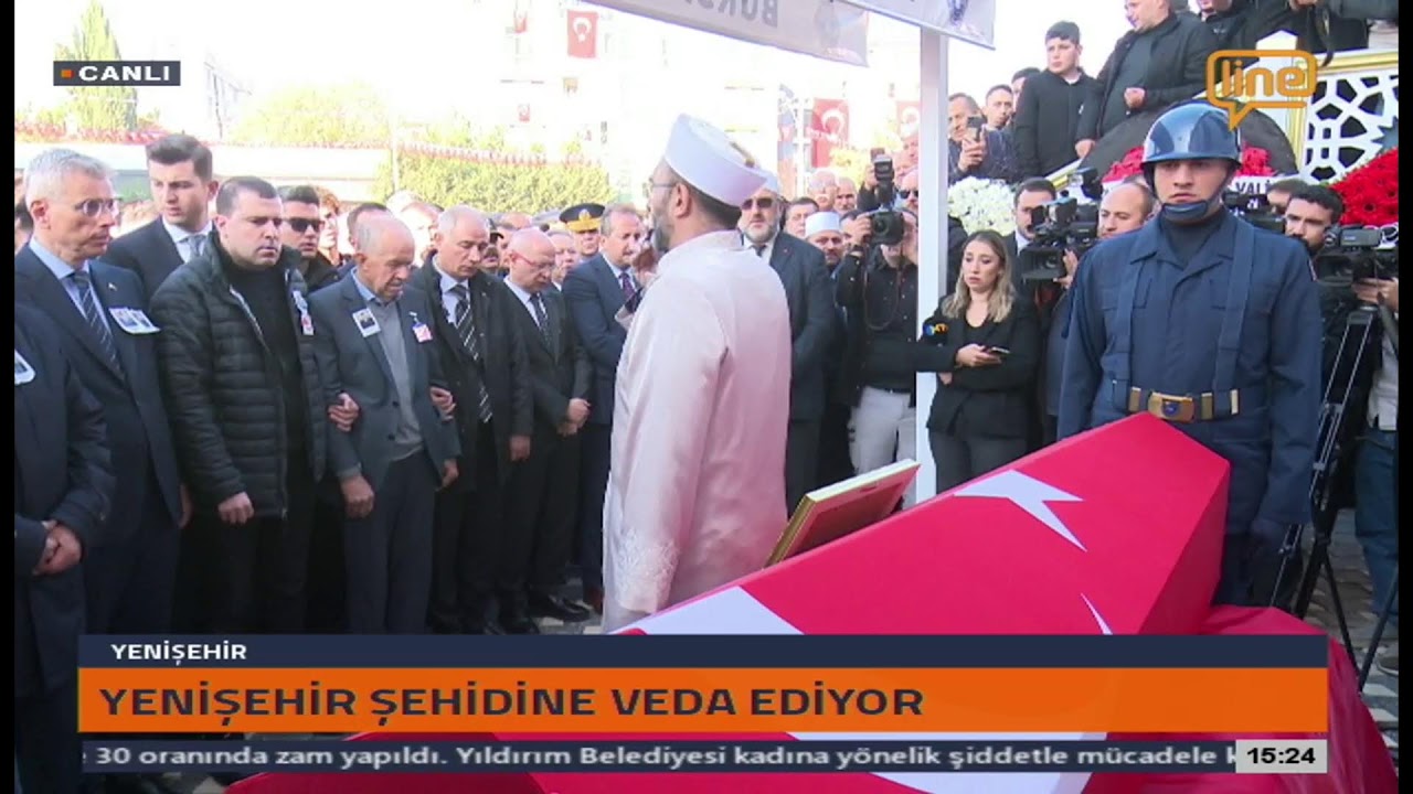 Şehit Hava Pilot Binbaşı Serdar Uslu, son yolculuğuna uğurlanıyor