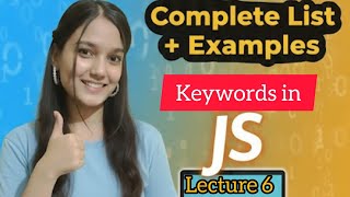 JavaScript Keywords Complete List | Definition, Examples & Practical Explanation screenshot 1