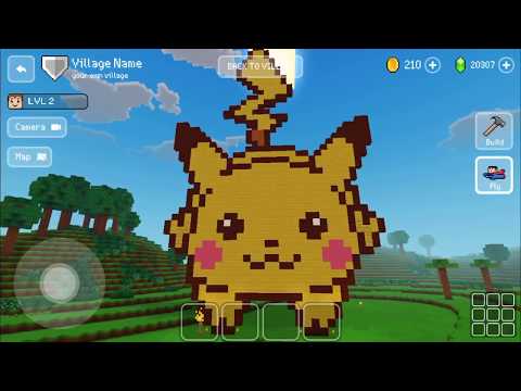 block-craft-3d-:-building-simulator-games-for-free-gameplay-#586-(ios-&-android)-|-pikachu