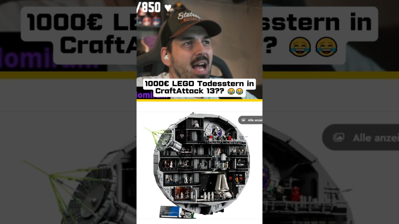 Ich baue die 1.000€ LEGO Todesscheibe in CraftAttack 13 😂 