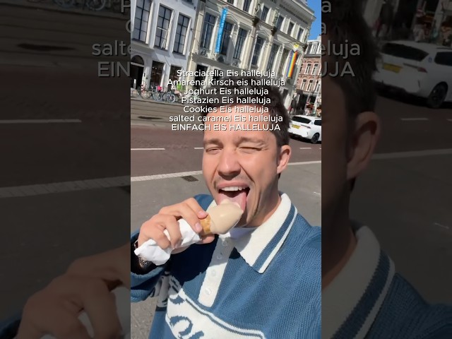 Dieser Mann sollte Eiswerbung machen