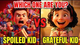 Spoiled Kid vs. Grateful Kid: A Birthday He'll Never Forget | Fun Kids World | Kids Moral Story