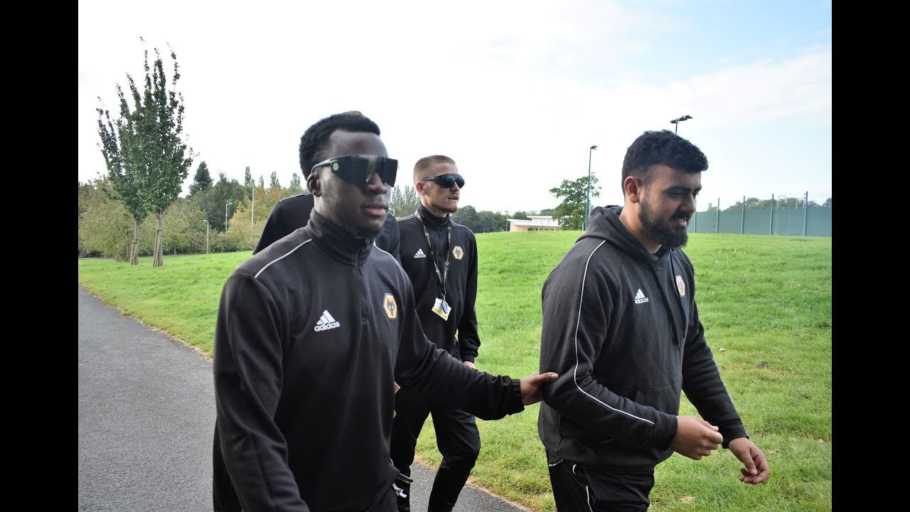 Wearing SimSpecs | National Eye Health Week