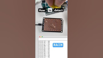 Building a Rain Detection Machine with Arduino and Sensor #arduino #diy #electronics #electrician