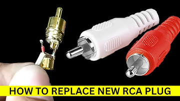 Easy RCA Plug Replacement: Step-by-Step Guide