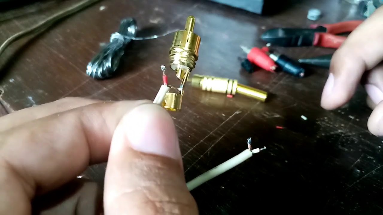 Diy❗❗❗ Replacing New Rca Plugs