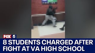 8 students charged after large fight at Spotsylvania County high school | FOX 5 DC