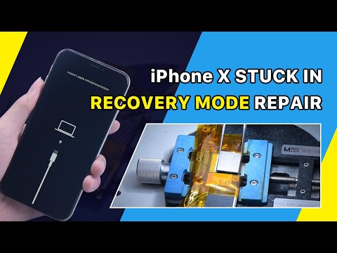 NAND मरम्मत के लिए NAND डेटा अनलॉक करें - पुनर्प्राप्ति मोड में iPhone X अटके को ठीक करें