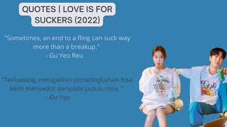 Quotes Korean Drama Love is For Suckers