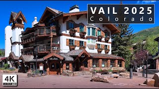 WALKING Through VAIL Colorado Millionaire Town - Famous Ski Resort