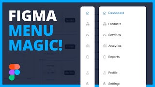 Create a Collapsible Sidebar in Figma like a PRO!