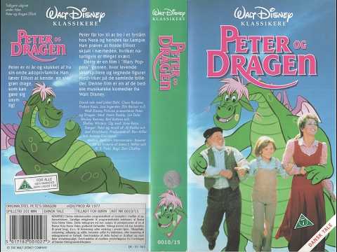 Peter og Dragen (1993) DK VHS