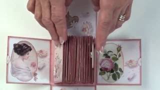 155   Exploding box with mini album inside for Megs Garden