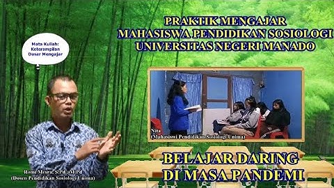 EVALUASI UAS KETERAMPILAN DASAR MENGAJAR  MAHASISWA BERUPA PRAKTIK MENGAJAR OLEH NITA