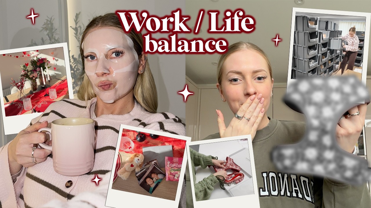 balancing work, life & Valentines Day!!!♥️