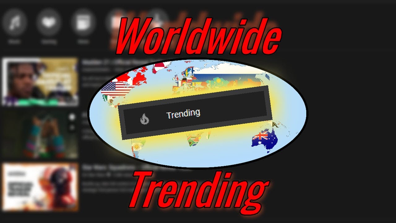 The Trending Page Worldwide! YouTube